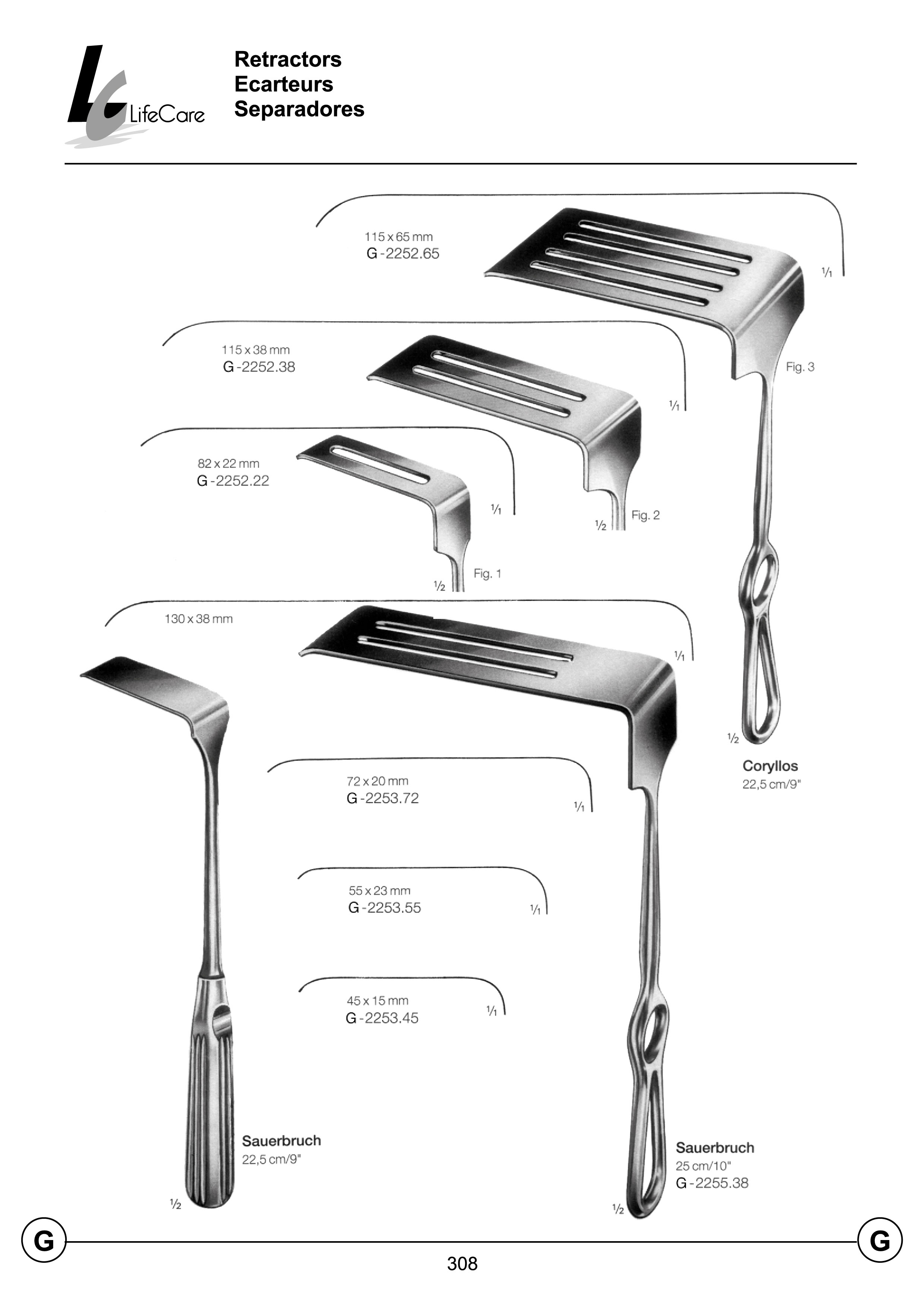 LifeCare Goitre Retractors